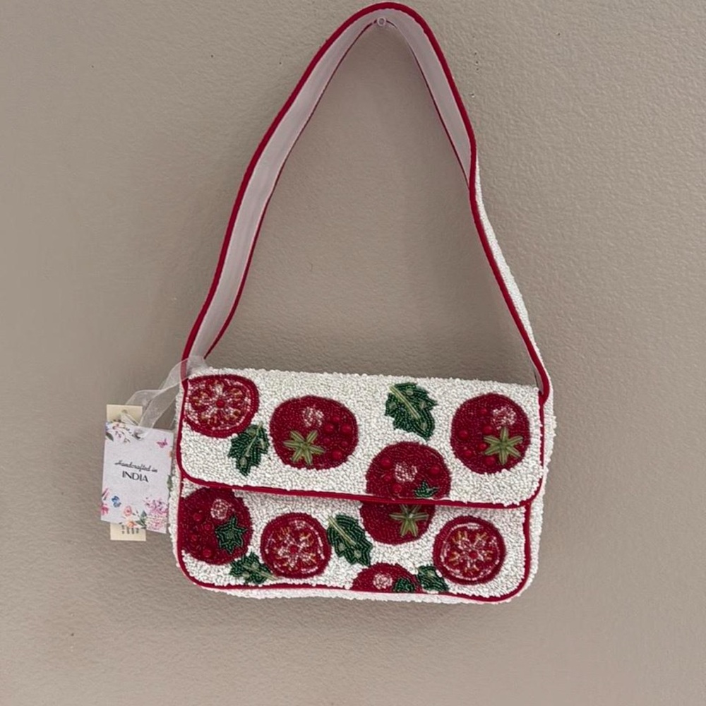 Viral Tomato Beaded Bag TJ Maxx